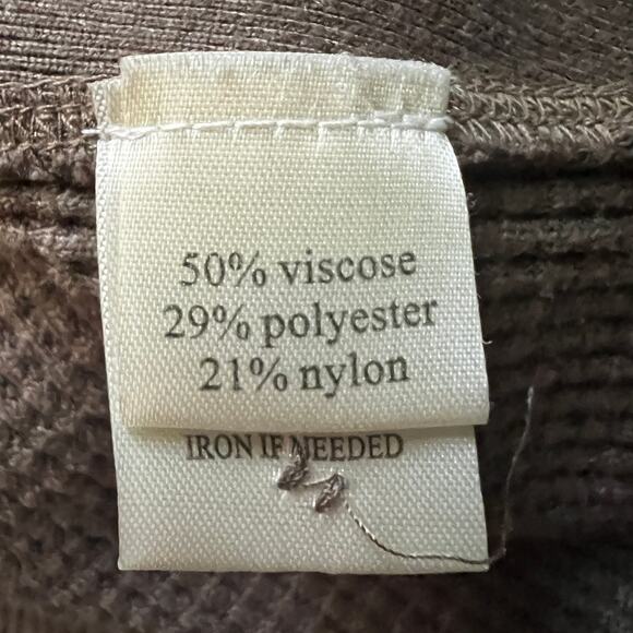 Dylan Shacket Womens Small Waffle Knit Button Front Boho Minimalist Streetwear - Picture 10 of 13